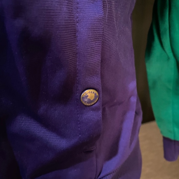 Adidas Green & Purple Track Jacket - Picture 4 of 5